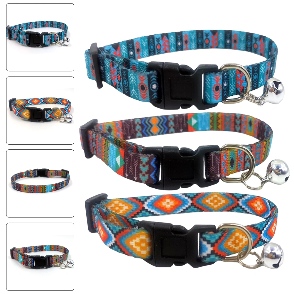 3Pcs Bohemian Style Cat Collars Outdoor Dog Collars Decorative Puppy Collars Dog Accessory