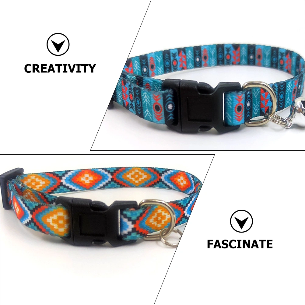 3Pcs Bohemian Style Cat Collars Outdoor Dog Collars Decorative Puppy Collars Dog Accessory