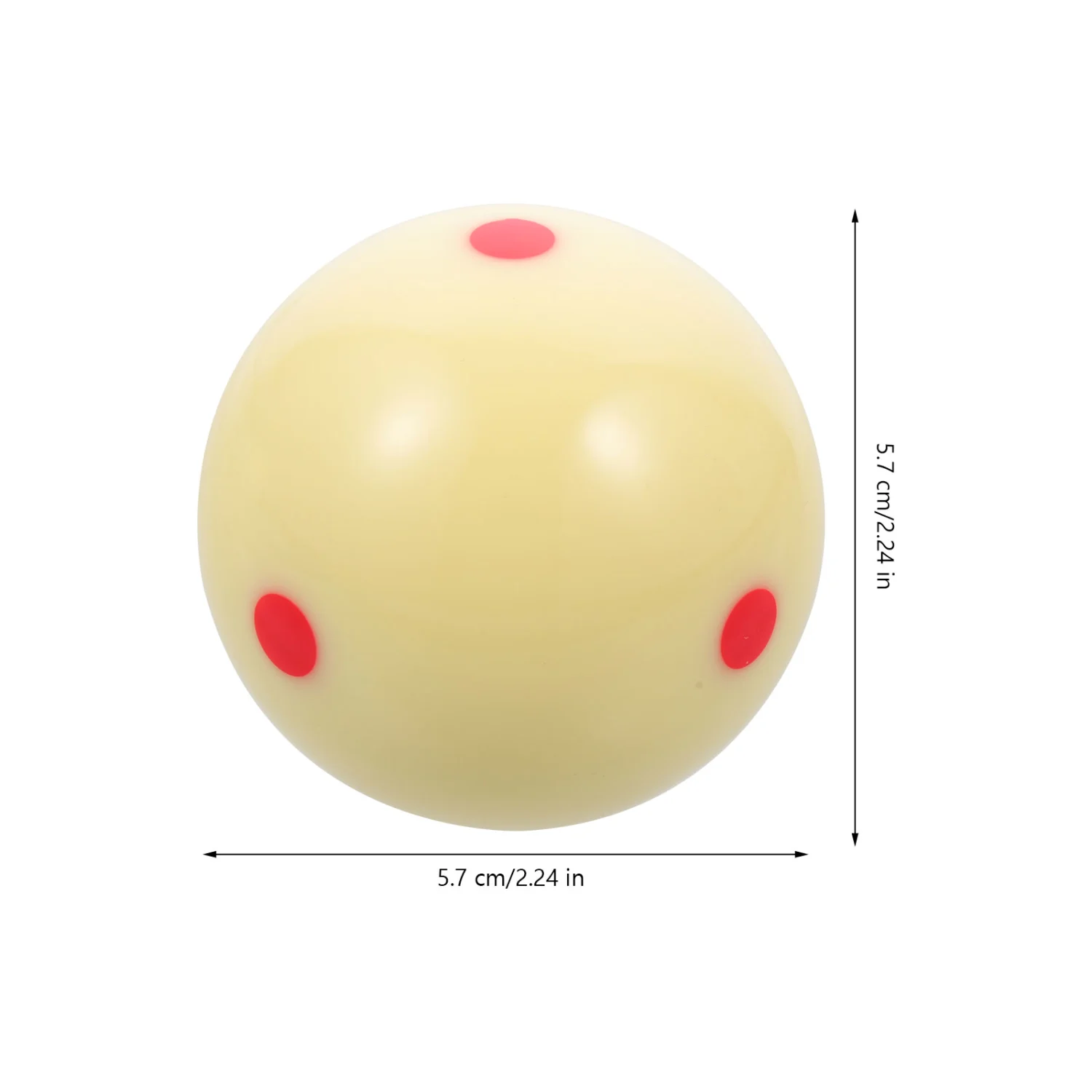 Resin Billiard Ball Billiard Training Ball Wear-resistant Billiard Ball Reusable Pool Ball for Billiard