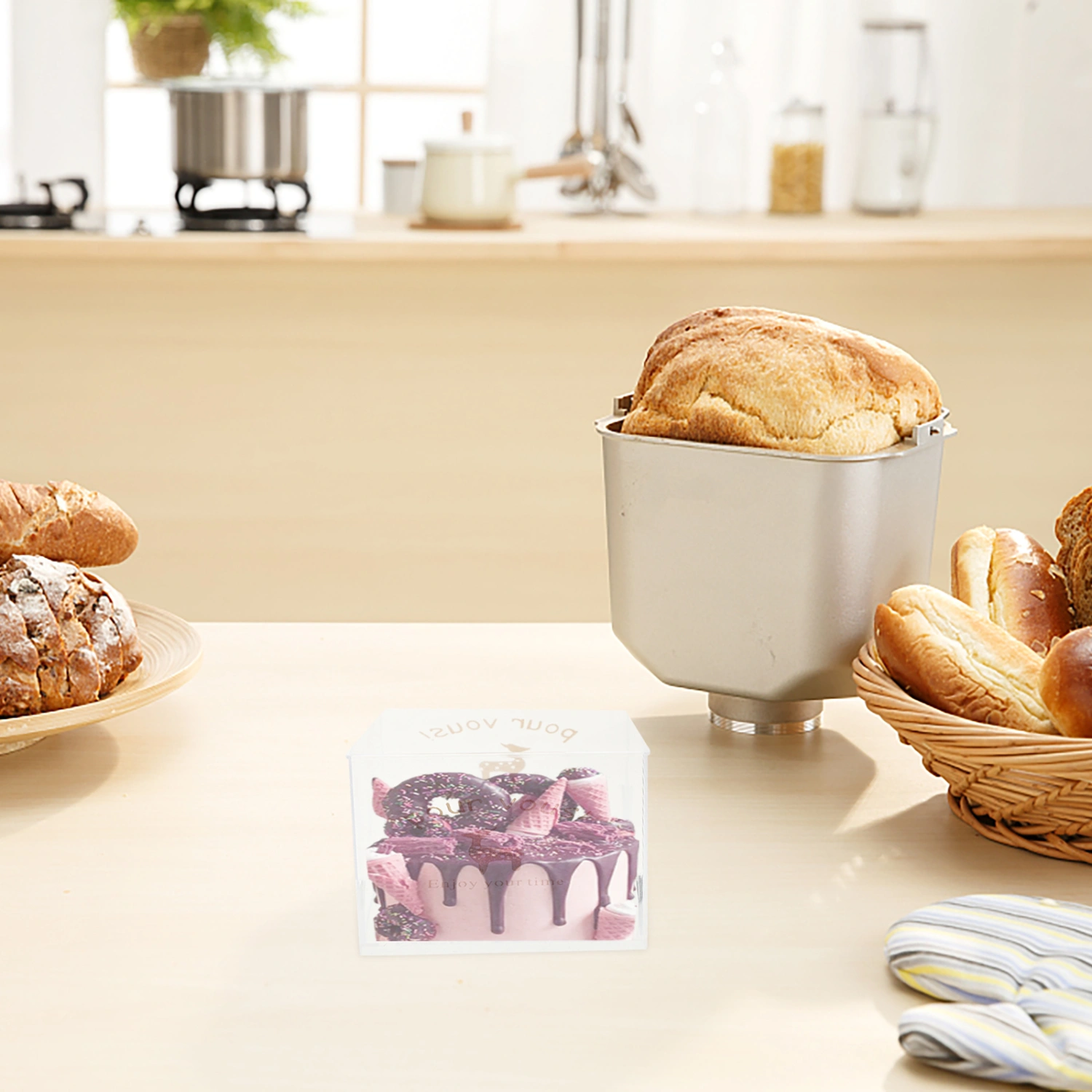 10Pcs Cake Dessert Cups Ice Cream Cups Pudding Storage Cups Yogurt Cups for Bakery (150ml)