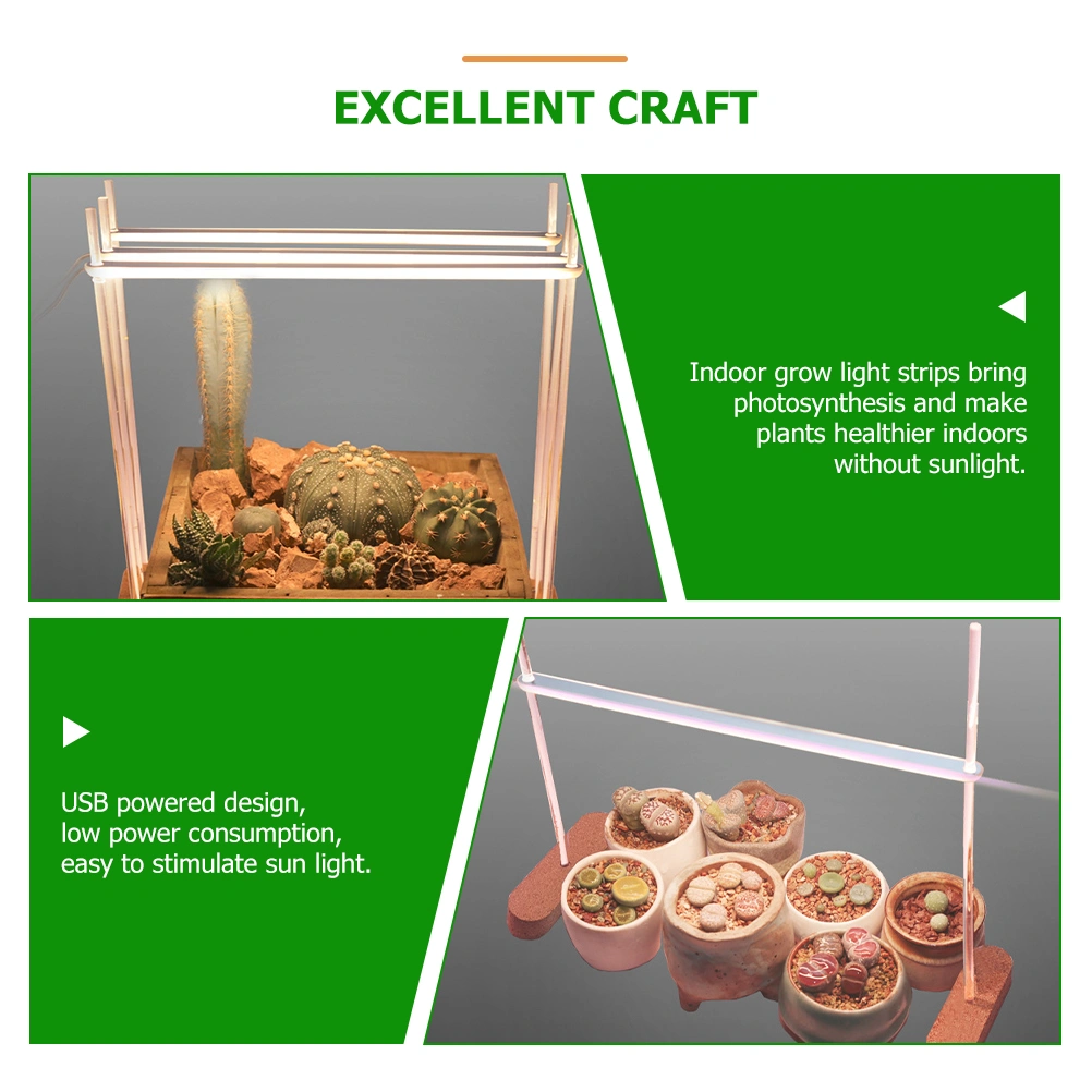 Grow Light Strip Usb Single Tube Plant Light Strip Full Spectrum Grow Light