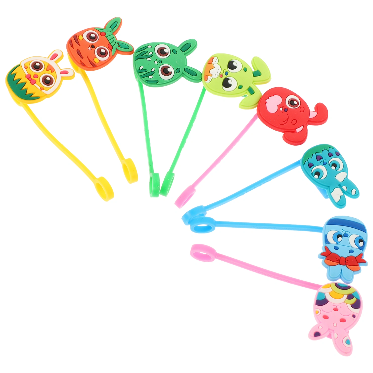 8pcs Easter Bunny Style Straw End Tips Straw Plug Straw Decoration Party Straw Decor