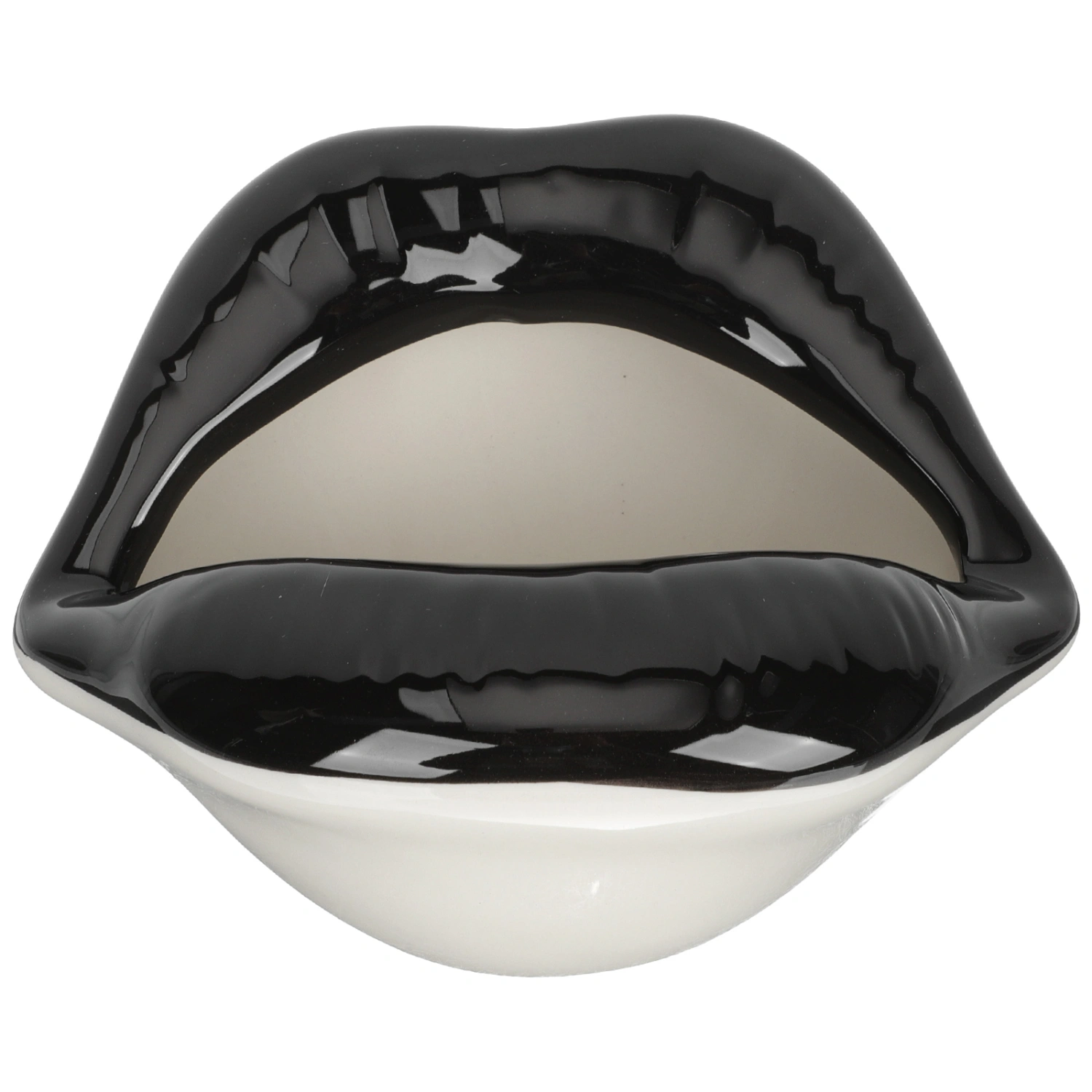 Ceramic Lip Design Windproof Ash Tray Ash Holder Ceramic Ashtray Tabletop Ornament