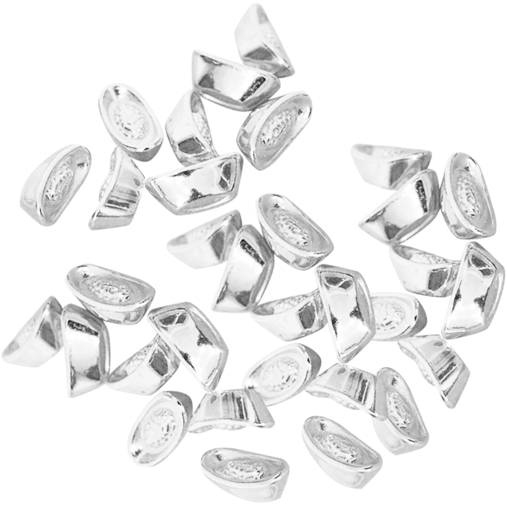 50Pcs Mini Golden Ingot Decorative Mini Ingot Tiny Golden Ingot Mini House Ornaments