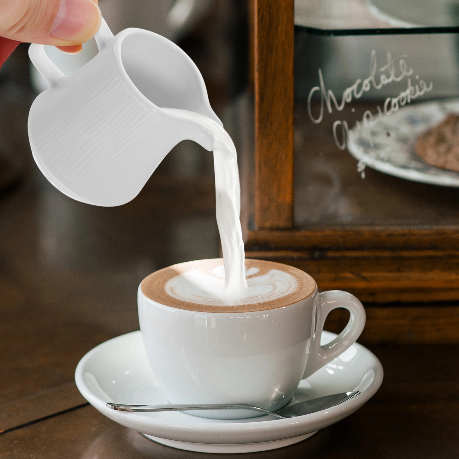 Ceramic Milk Jug Creamer Pitcher Ceramic Pitcher Small Creamer Pitcher Handheld Milk Coffee Jug