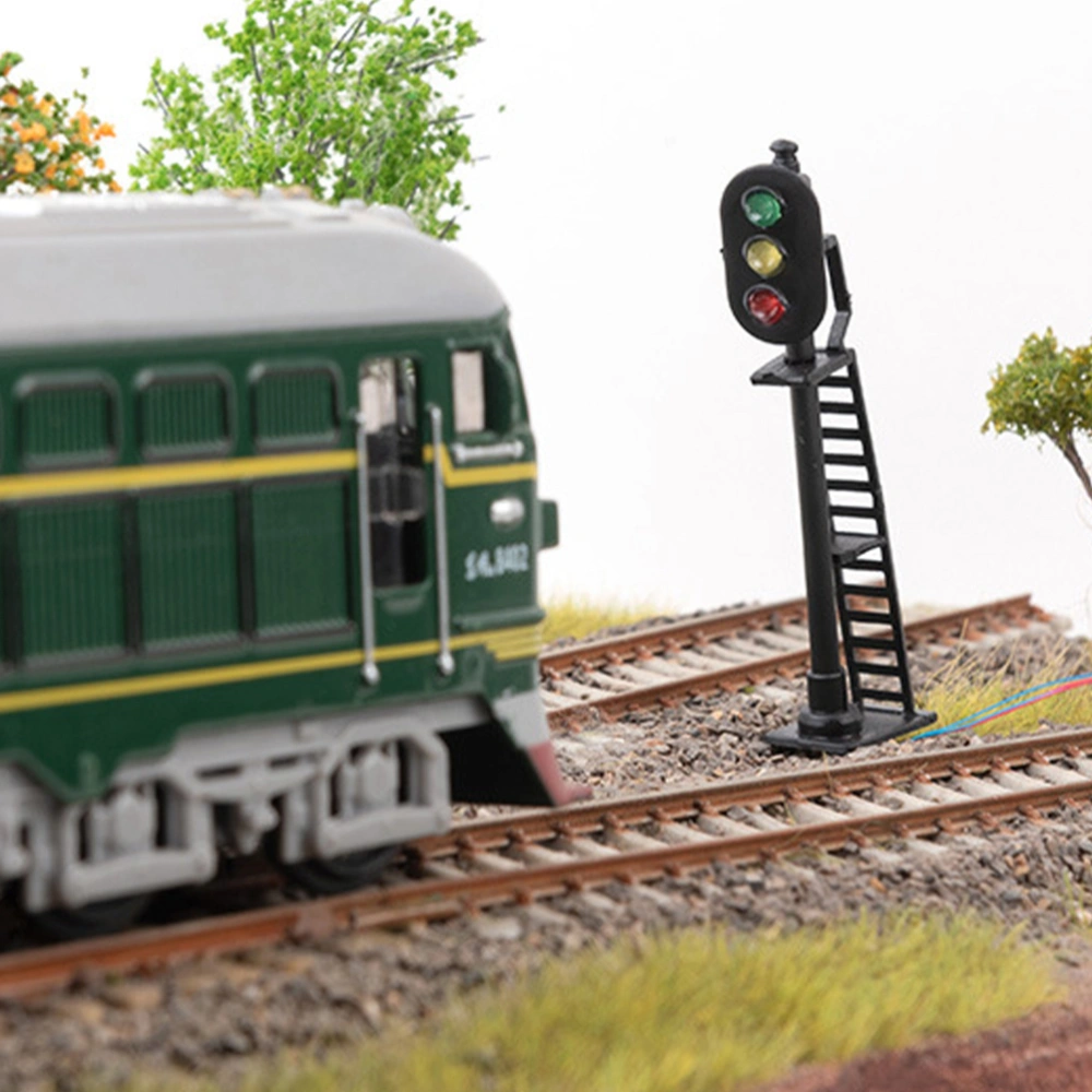 Railroad Train Signals 3-light Block Miniature Green-yellow-red Traffic Light