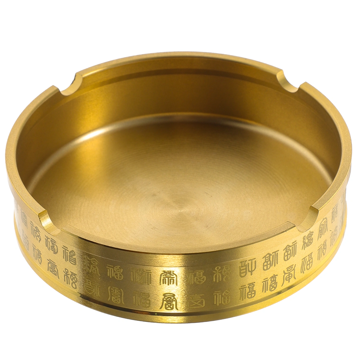 Metal Round Ashtray Household Tabletop Ashtray Retro Simple Living Room Ashtray