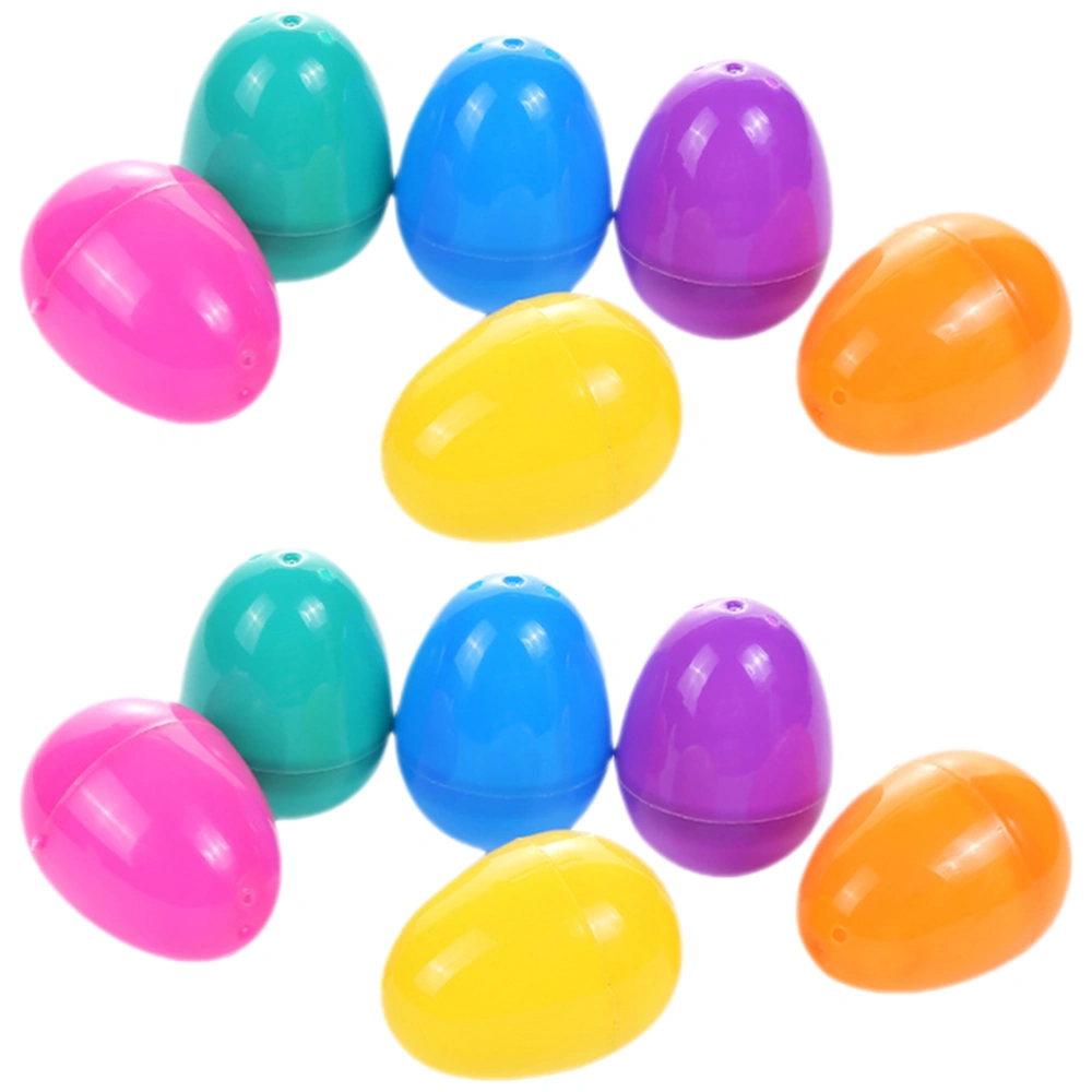 20pcs Easter Egg Ornament Openable Easter Eggs Shape Decor for Party Easter Party Favors Random Color