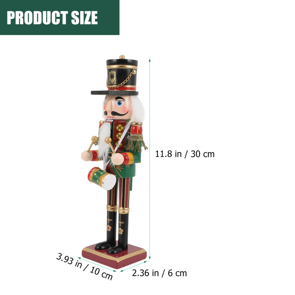 Nutcracker Soldier Decor Christmas Nutcracker Figure Wooden Nutcracker Soldier