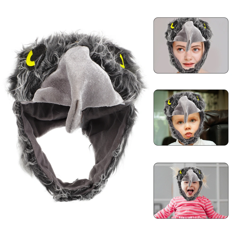 Cartoon Eagle Design Headdress Performance Hat Prop Animal Design Hat Decor