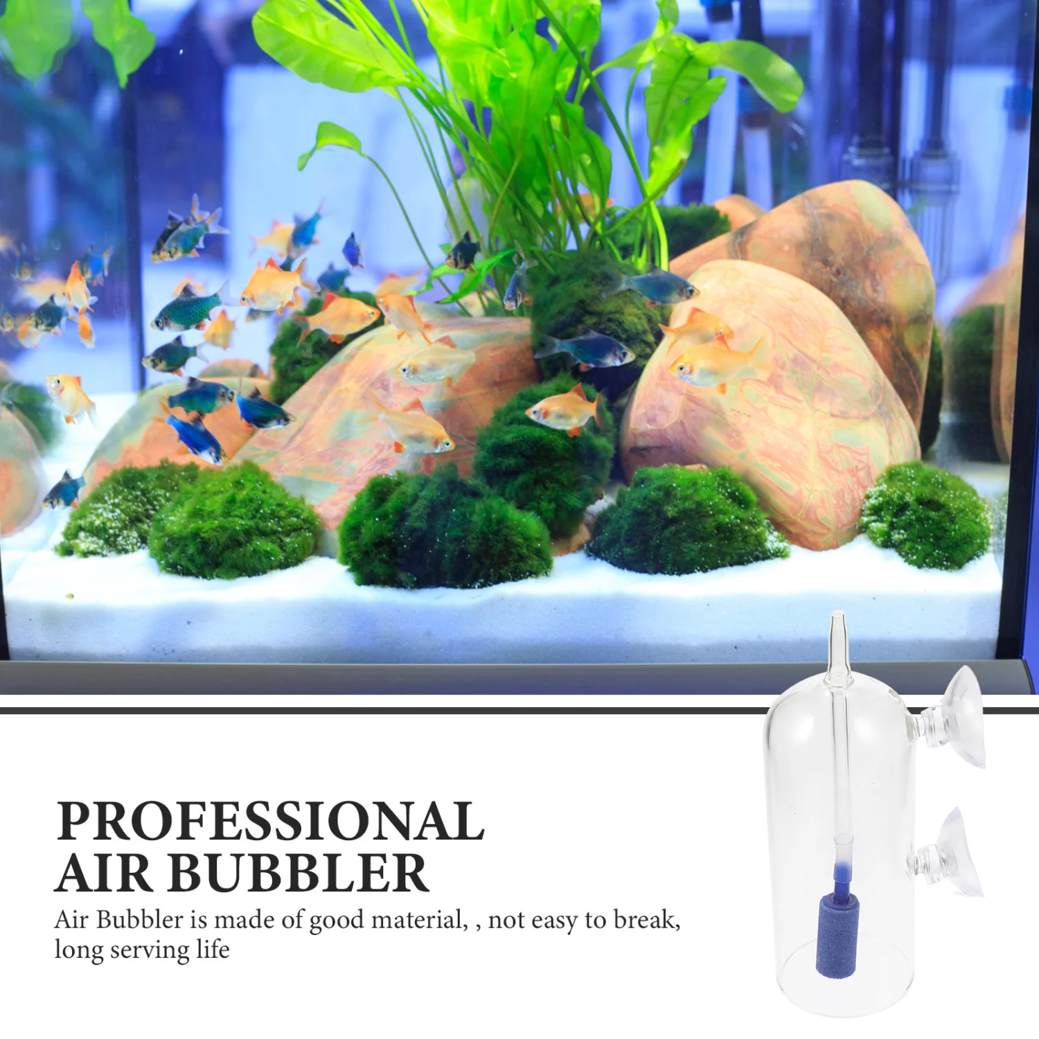 Convenient Oxygen Diffuser Household Air Bubbler Wear-resistant Aquarium Bubbler