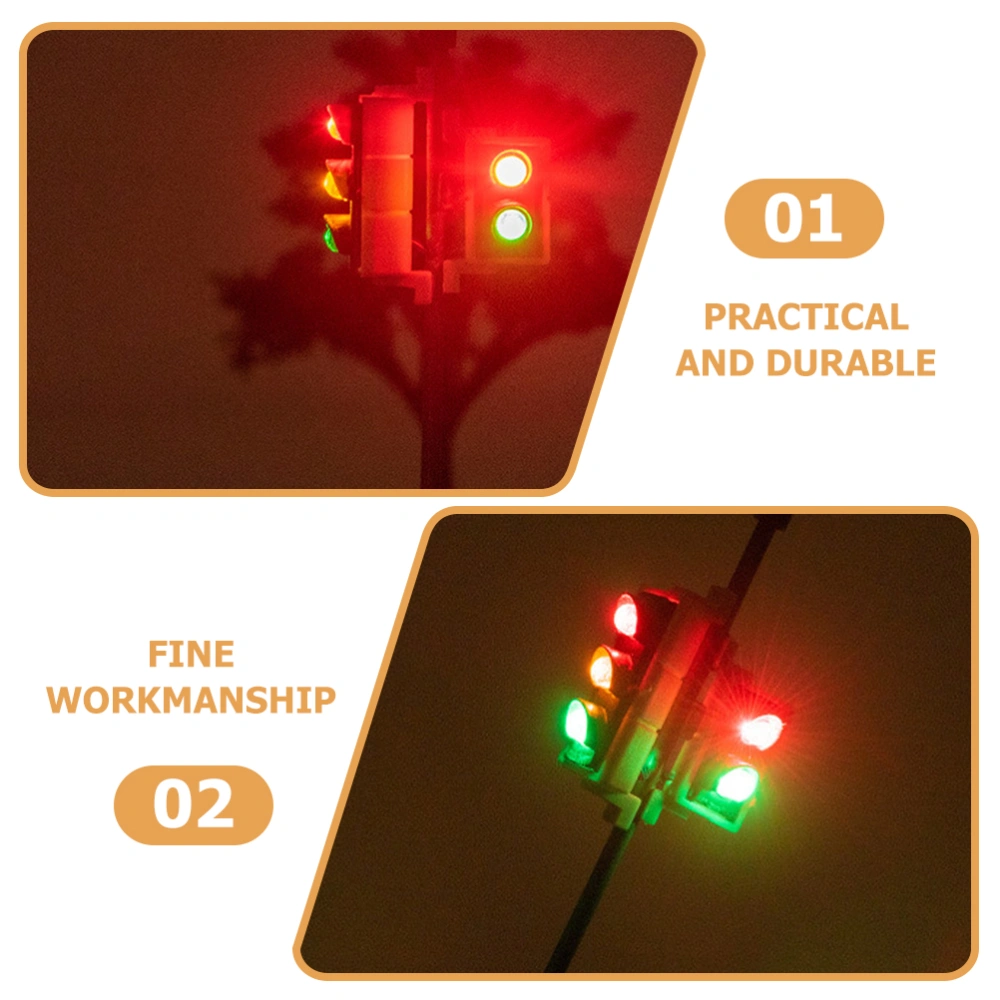 Road Signal Light Model Sand Table Building Material Miniature Signals Light Model