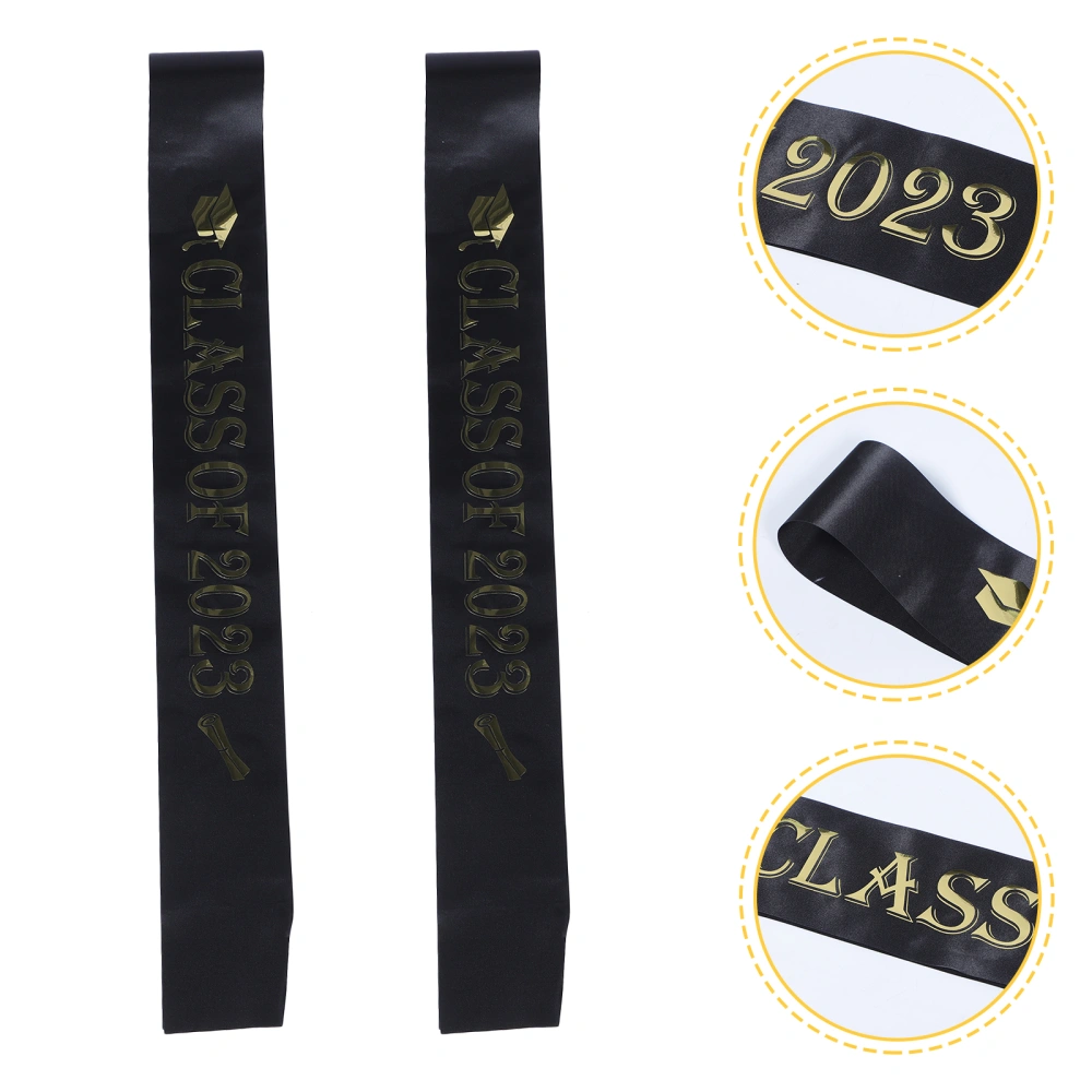 4pcs Graduation Stoles Grad Party Honor Stole Class of 2023 Graduation Sashes for Women Men