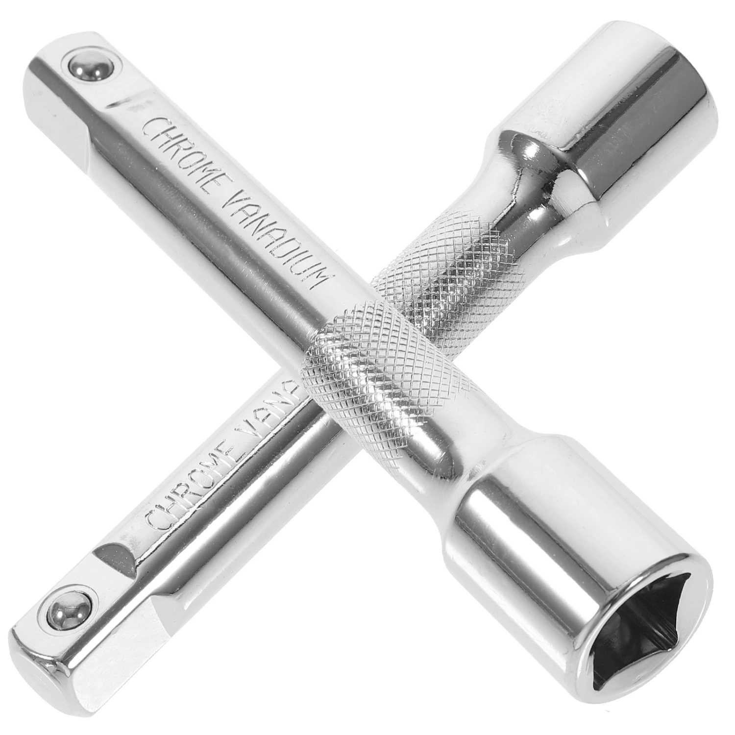 2pcs Socket Wrench Extension 1/2 Drive Extension Ratchet Extender Shaft