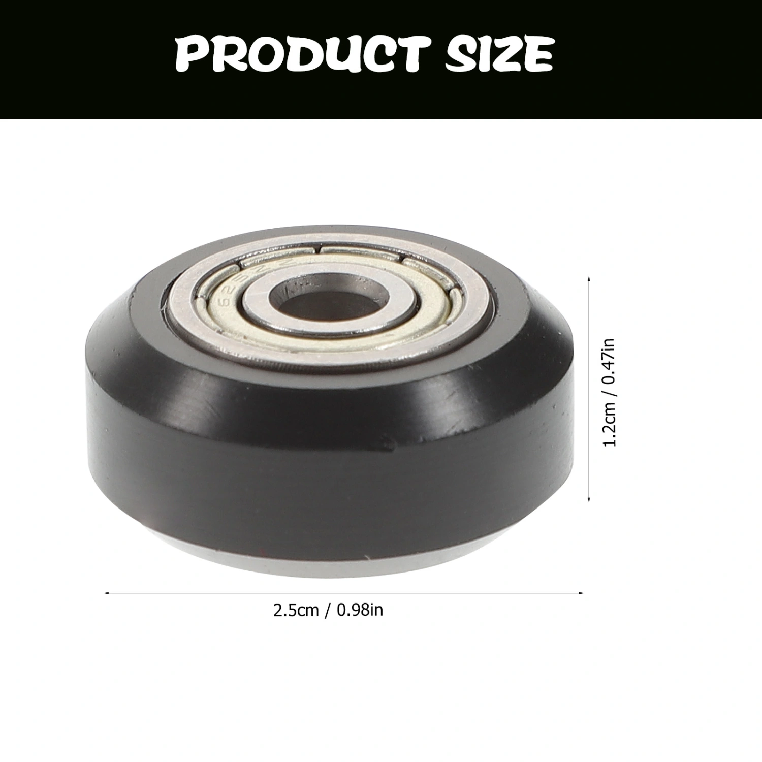 4pcs Roller Wheel 3d Printer Pulley Wheel Passive Round Pulley 3d Printer Supply