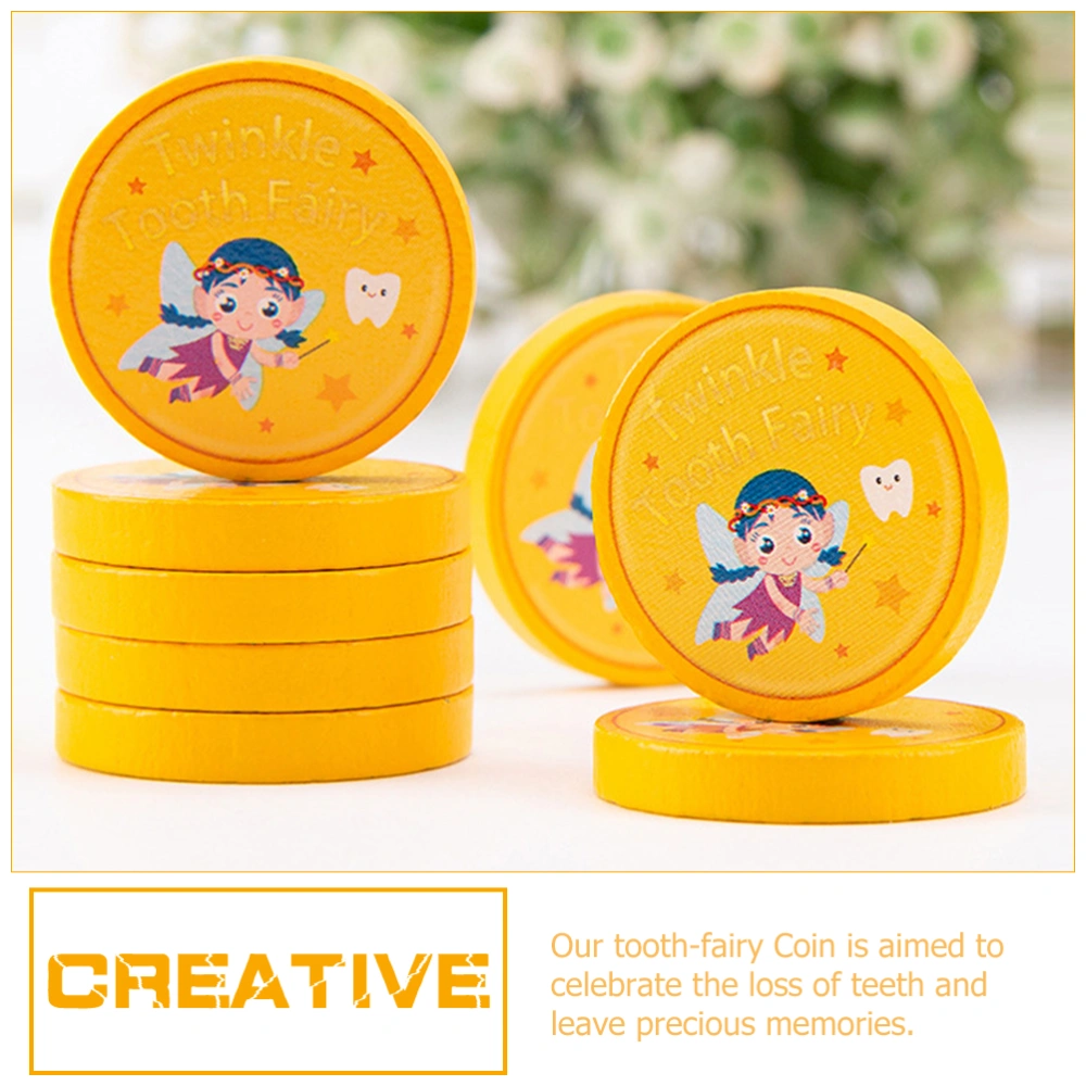 20Pcs Commemorative Coins Tooth-Fairy Gift Souvenir Coins Tooth-Fairy Coin