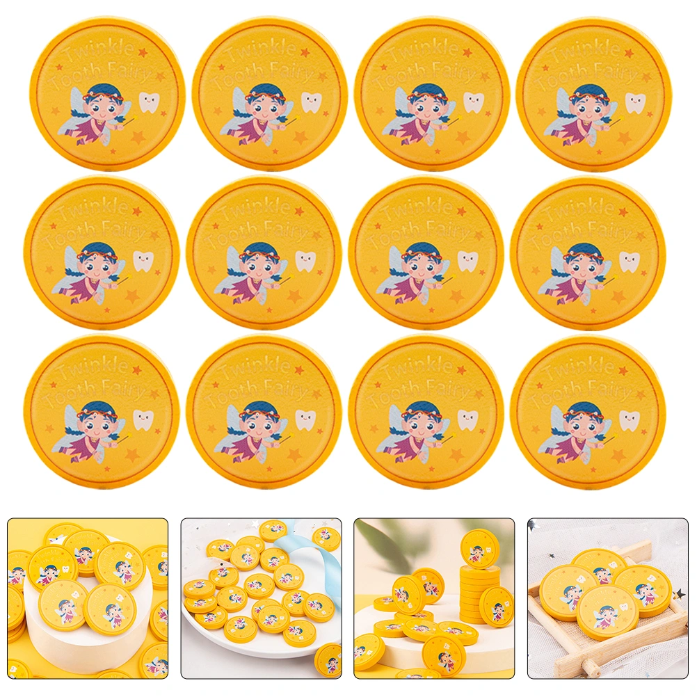 20Pcs Commemorative Coins Tooth-Fairy Gift Souvenir Coins Tooth-Fairy Coin