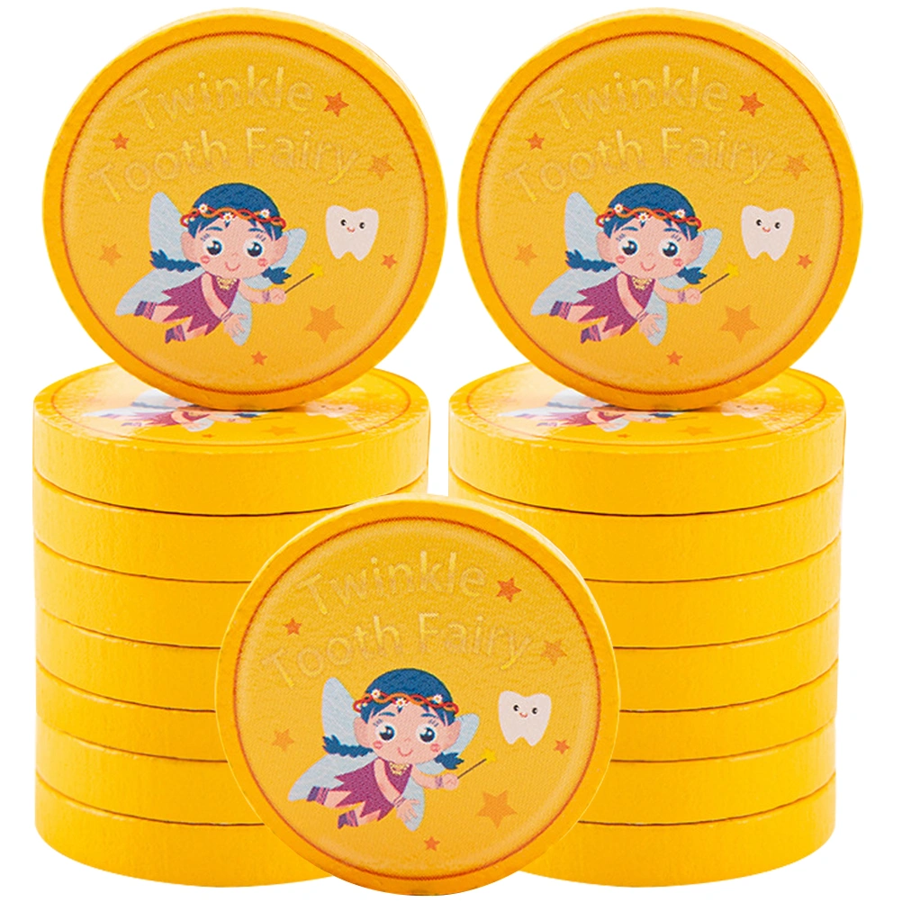 20Pcs Commemorative Coins Tooth-Fairy Gift Souvenir Coins Tooth-Fairy Coin