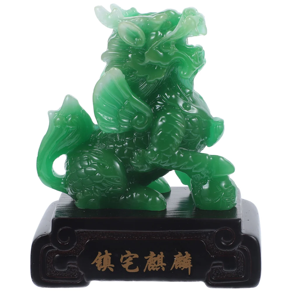 Kylin Statues Kylin Sculptures Animals Figures Desktop Kylin Ornaments New Year Ornament