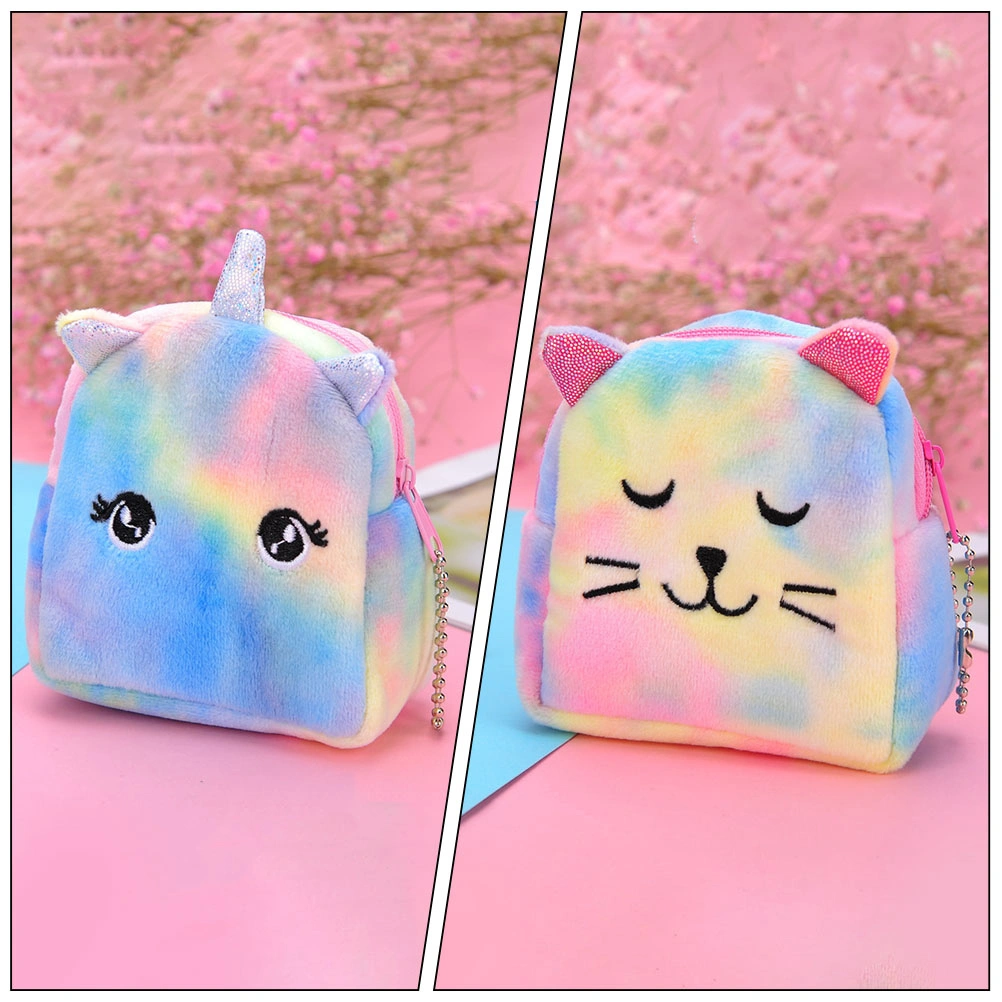 3Pcs Change Purse Key Coin Purse Zipper Wallet Girls Coin Bag Wallet for Children
