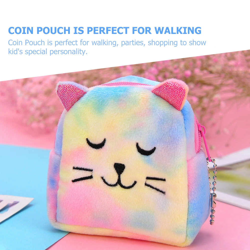 3Pcs Change Purse Key Coin Purse Zipper Wallet Girls Coin Bag Wallet for Children