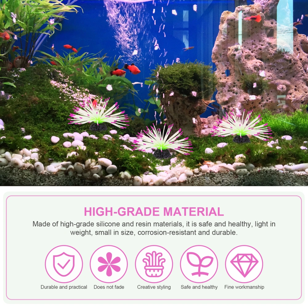 Aquarium Fake Plant Model Fish Tank Water Plant Water Grass Craft Fluorescence Aquatic Plant