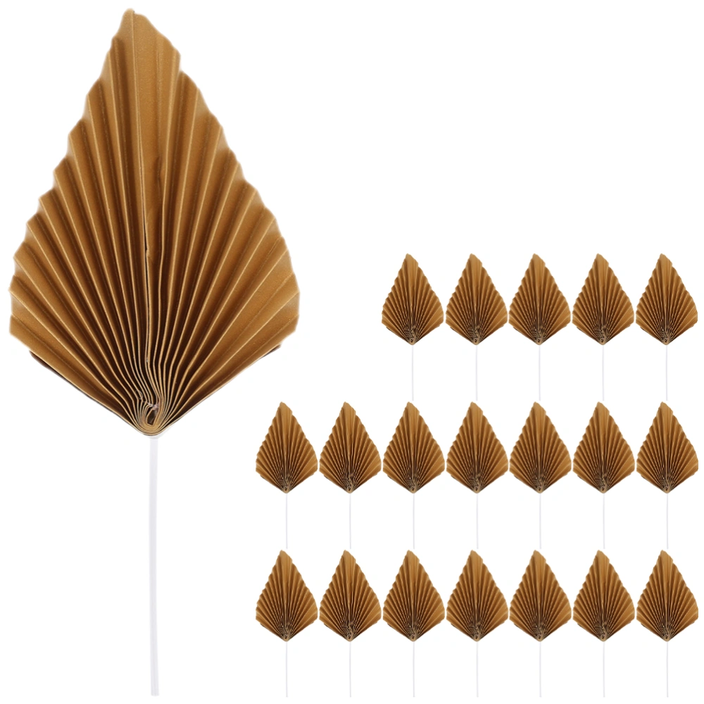 20Pcs Palm Shaped Cupcake Decorative Picks Cake Decoration Cake Insert Cards Cake Ornament Party Supplies