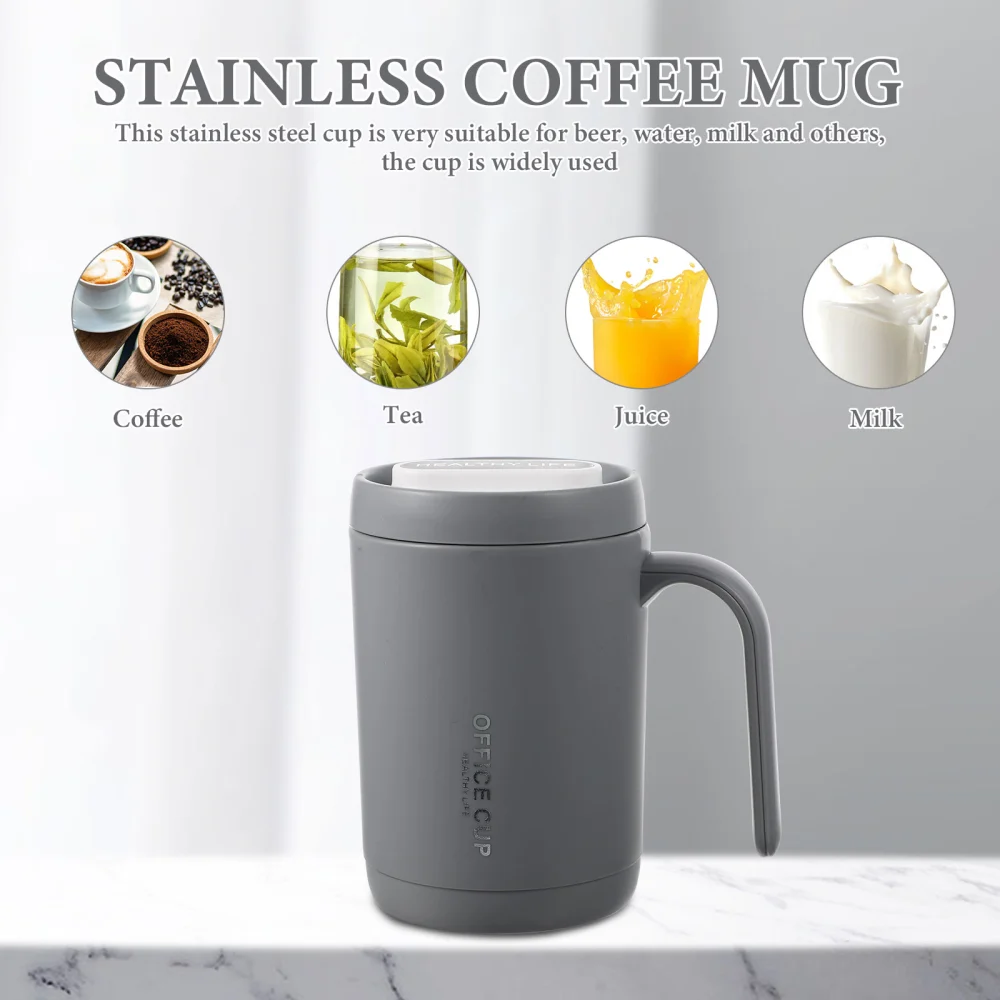 Sealing Coffee Cup Stainless Steel Travel Cup Sealing Camping Cup Drink Cup Camping Coffee Cup