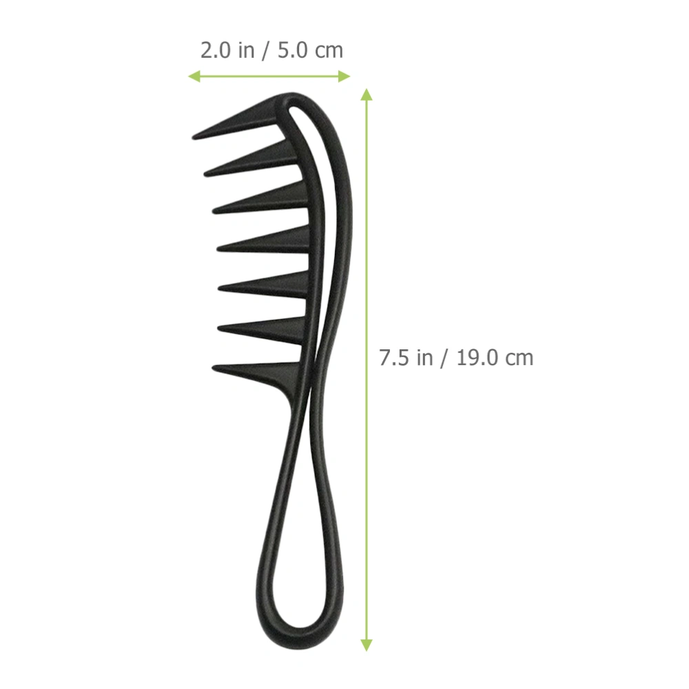 6pcs Wide Tooth Comb Large Tooth Comb Detangling Comb Curly Hair Comb Hairstyling Comb