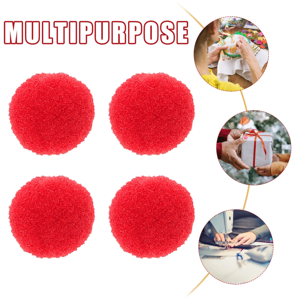 600pcs Multi-use Pompom Balls Diy Crafts Pom Poms Diy Arts Red Pom Pom Balls