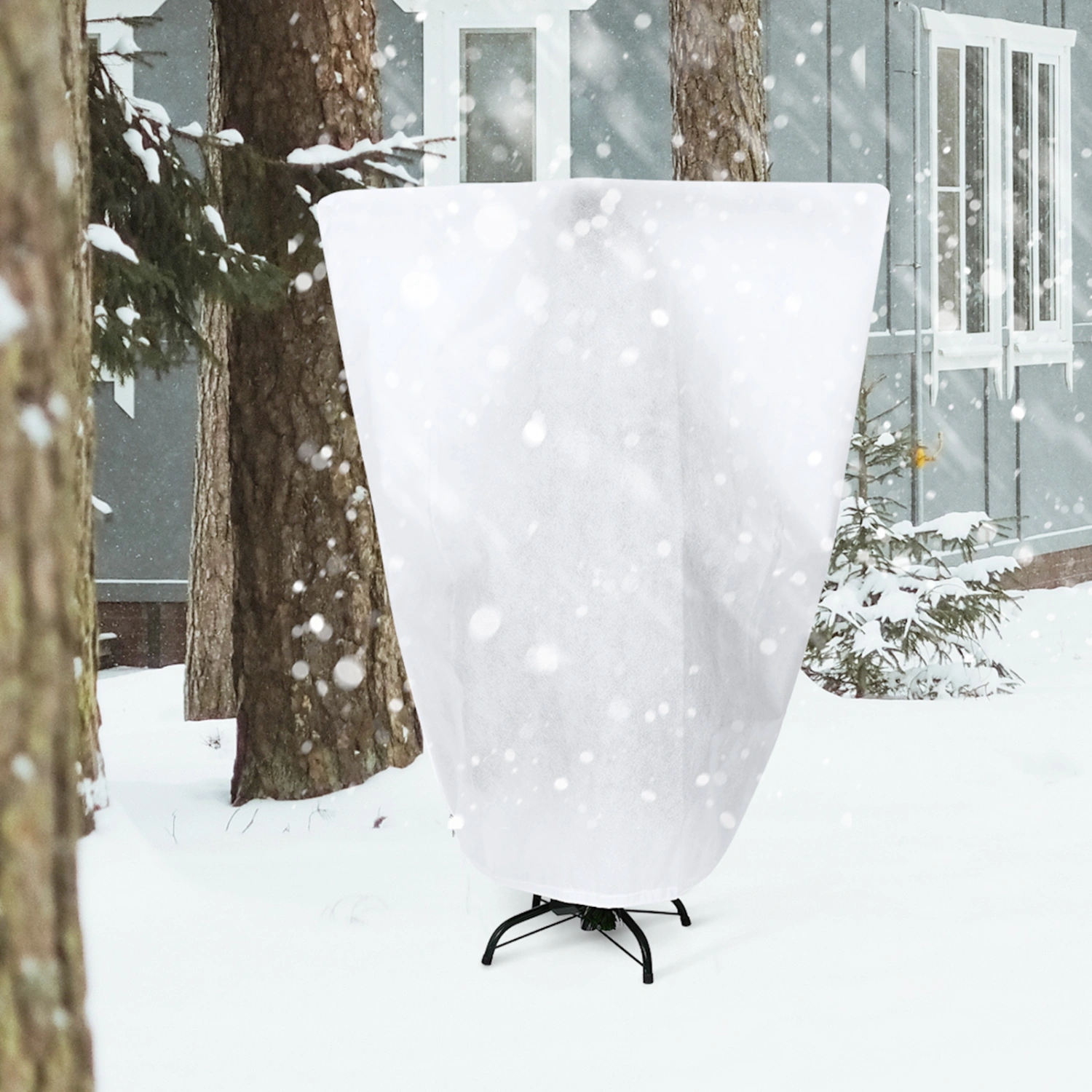 2Pcs Frost Protection Plant Cover Winter Freezing Protection Reusable Frost Protection Bags
