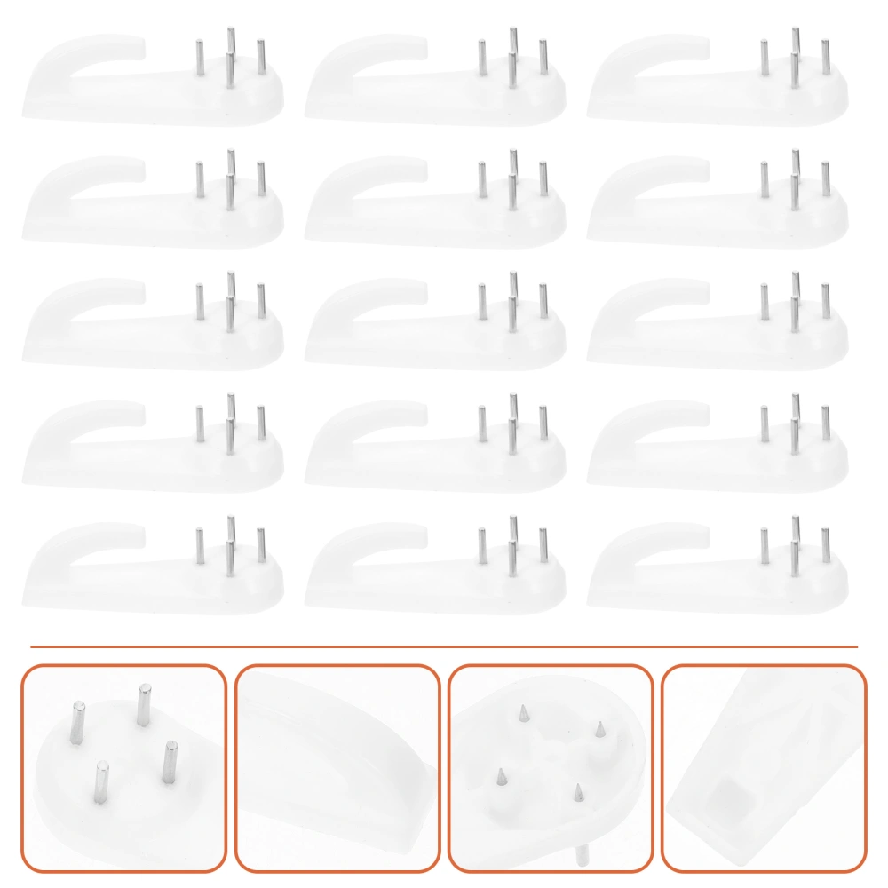 100pcs Picture Hangers Photo Frame Nails Invisible Wall Hangers Seamless Wall Display Hooks