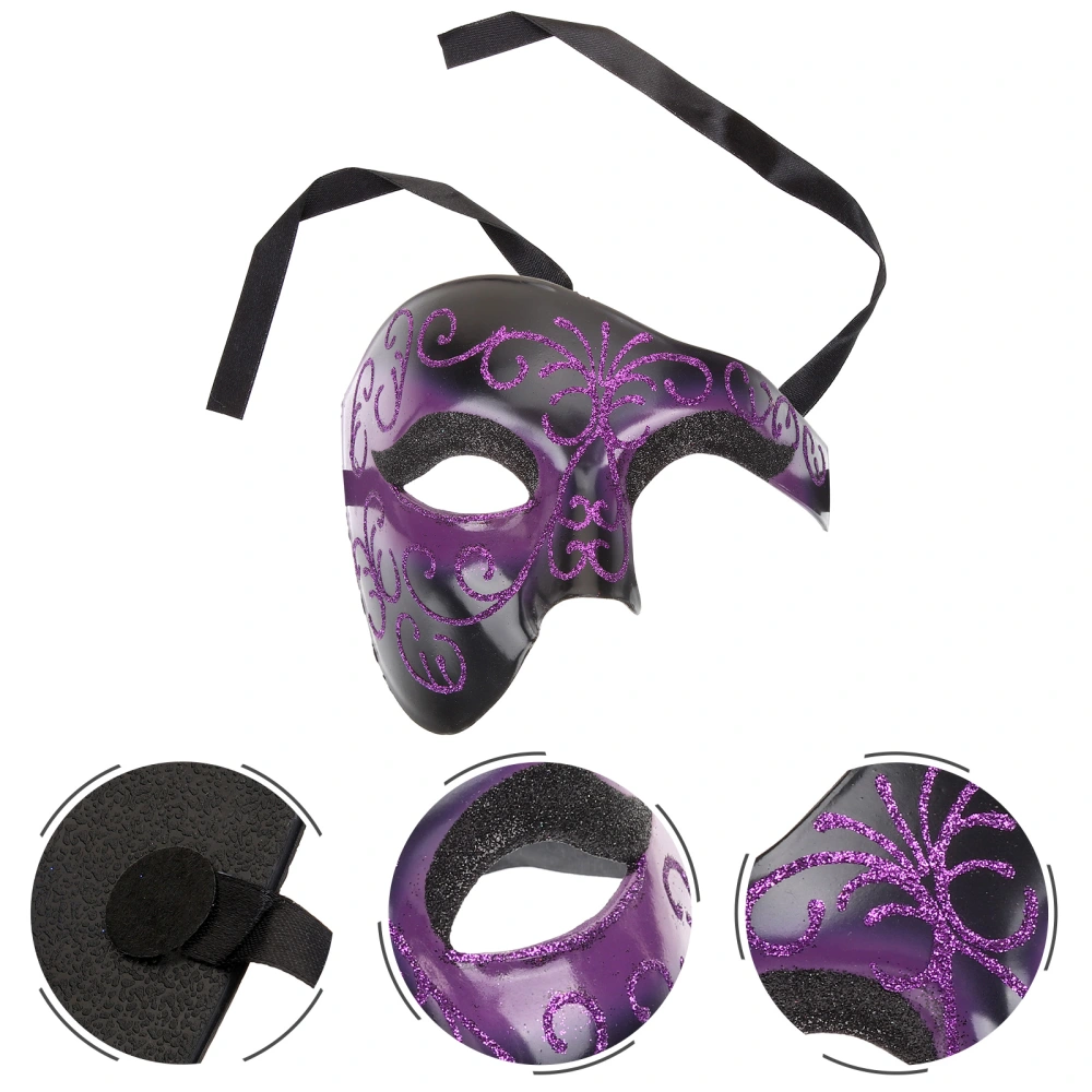 Masquerade Mask Half Face Mask Halloween Masquerade Party Cosplay Mask