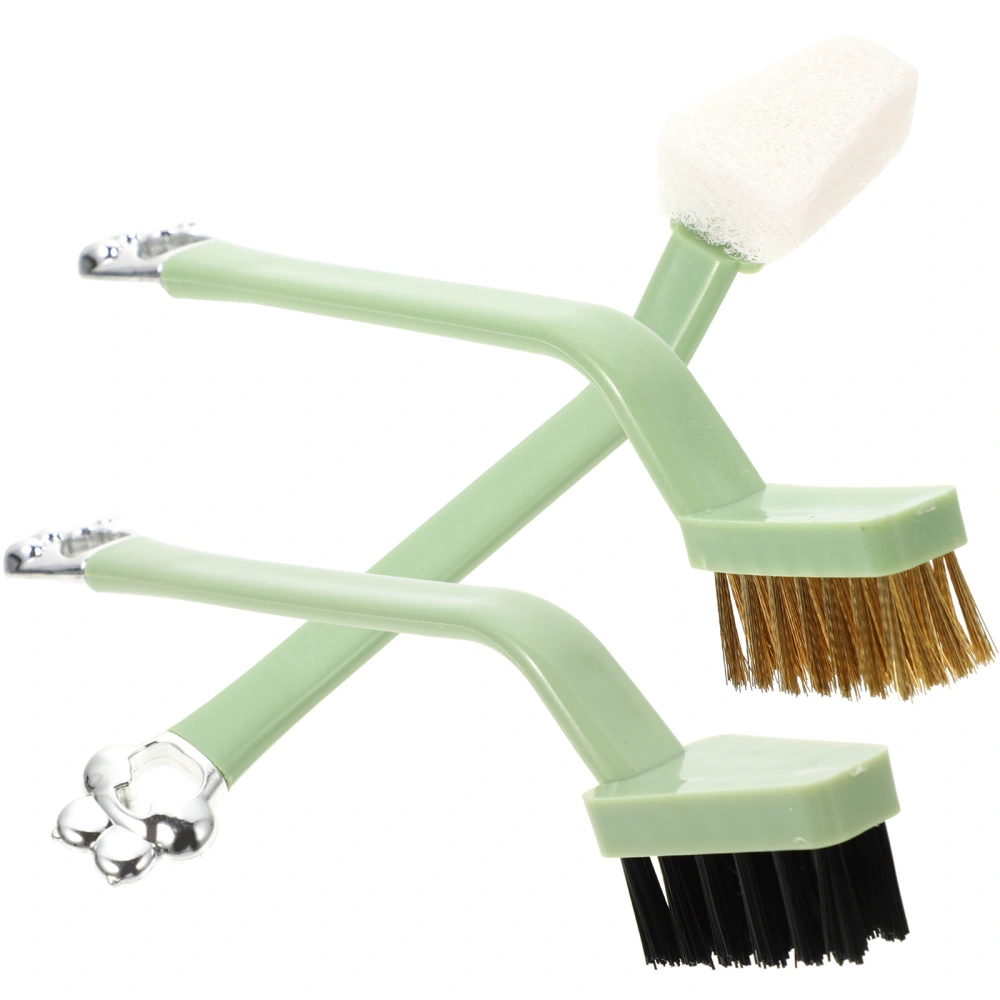 3Pcs Cleaning Brush Multi-function Stove Brush Reusable Cleaning Brush Household Stove Cleaner