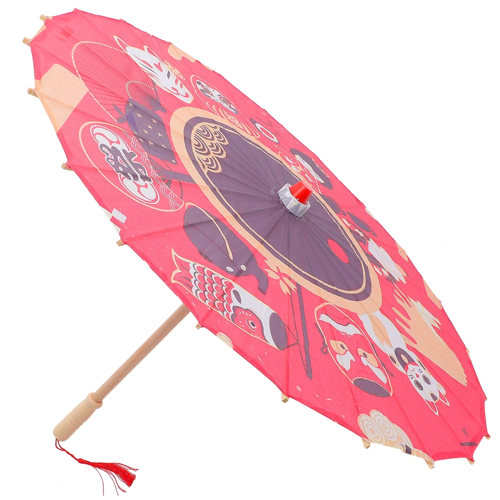 Japanese Umbrella Satin Umbrella Decorative Umbrella Dance Performance Cosplay Prop