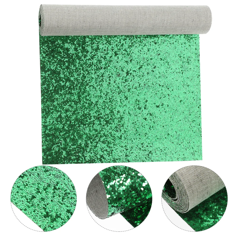 Shiny Sequin PU Leather Glitter Sequin Sheet DIY Earring Craft Handmade Bag Accessory