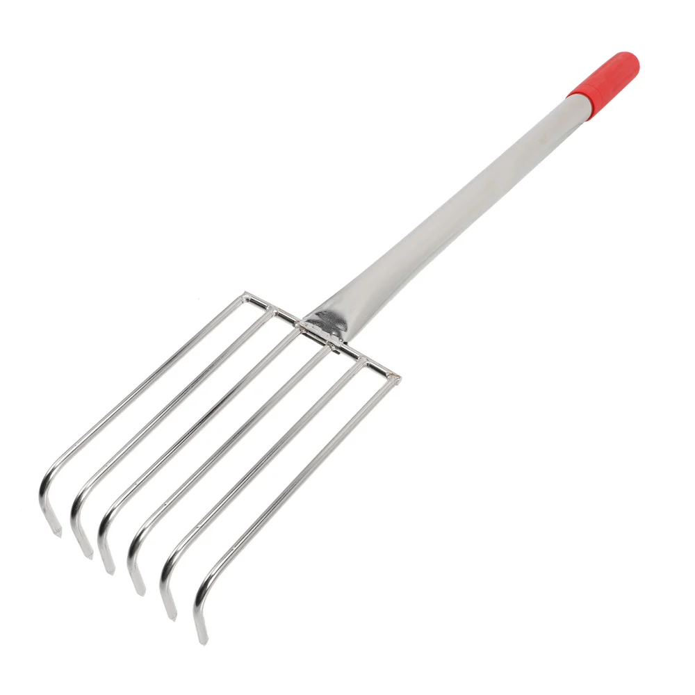 Stainless Steel Rake Leaf Rake Leaves Rake Garden Lawn Yard Rake Beach Digging Rake