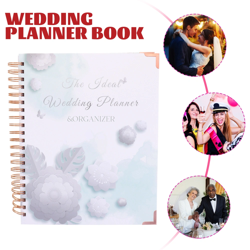 Wedding Organizer Notebook Decorative Wedding Notepad Wedding Memory Notebook Engagement Gift