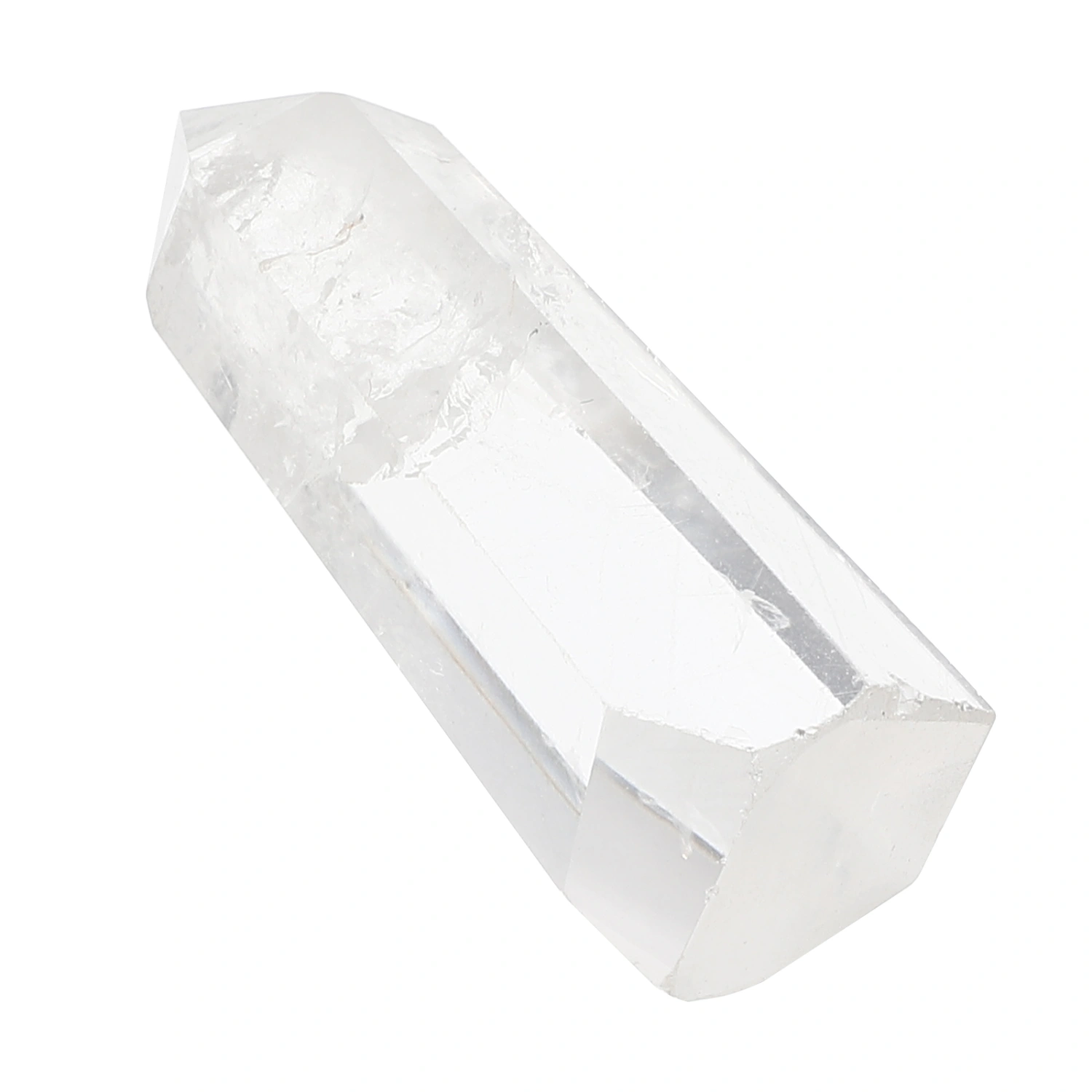 Natural Crystal Column Hexagonal Crystal Stone Meditation Stone for Fish Tank