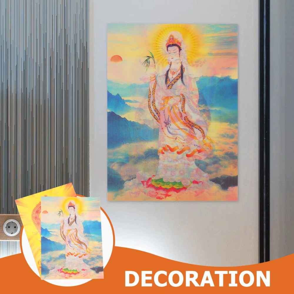 2pcs Buddha Wall Art Hanging Pictures Buddha Wall Pictures without Frame