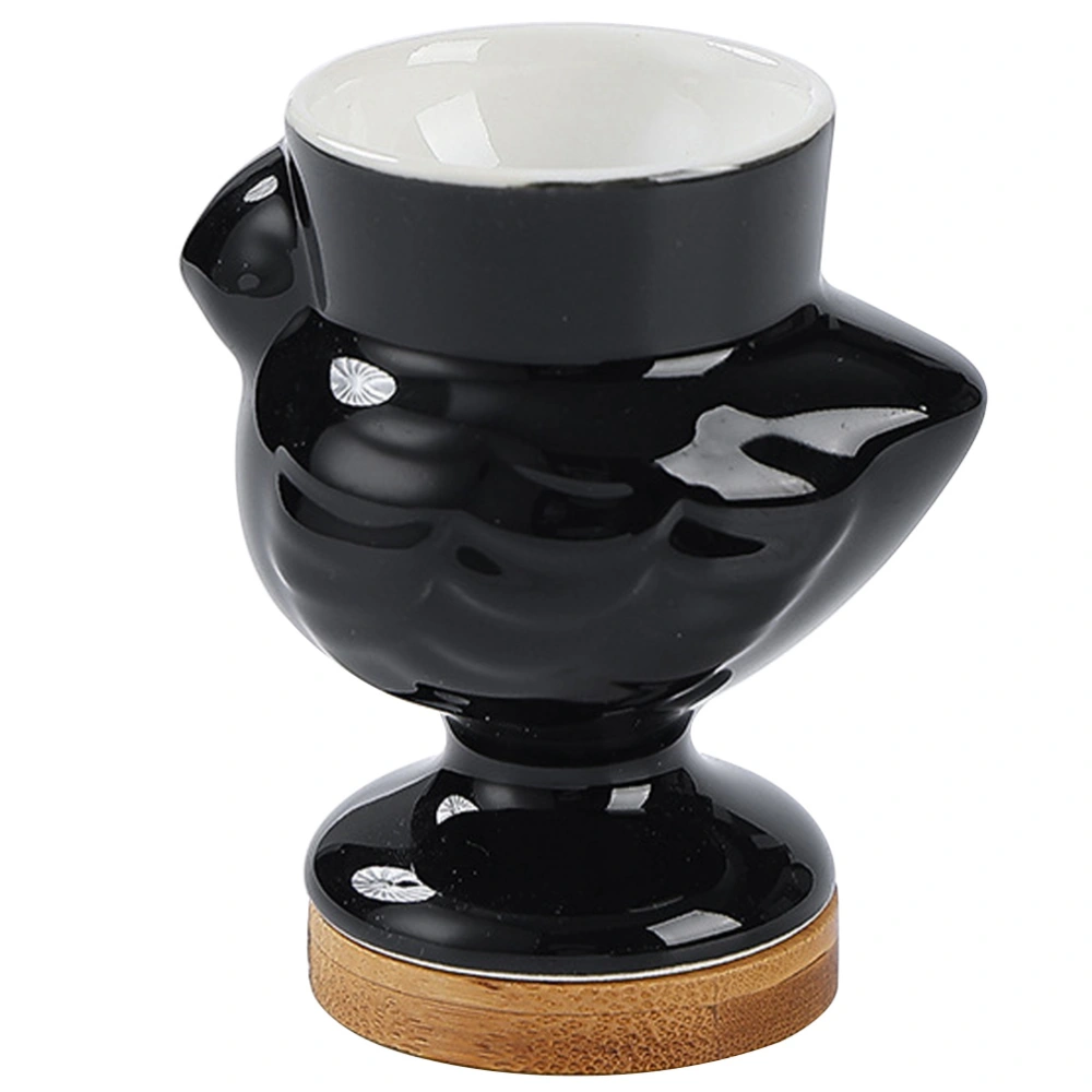 Ceramic Egg Cup Ceramic Chick Shape Egg Holder Eggs Holding Stand Egg Ceramic Cup