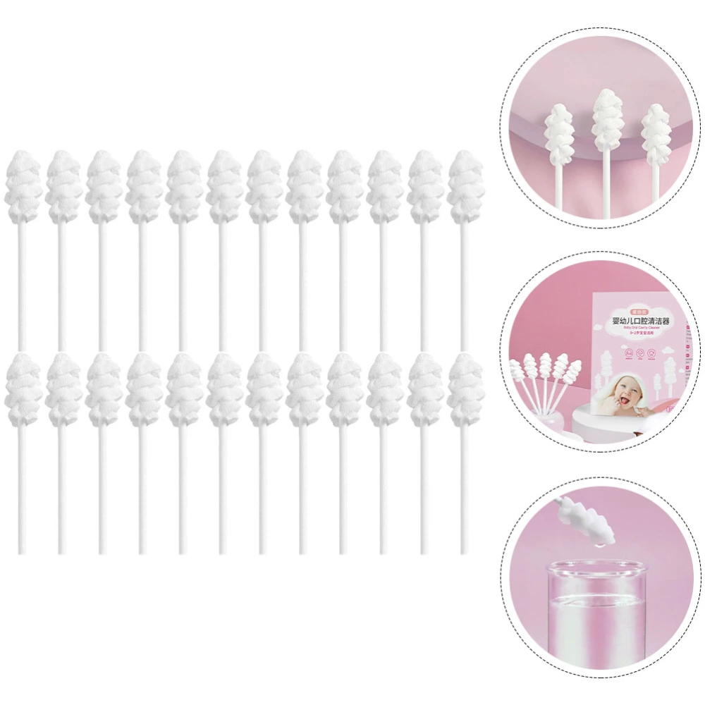 30pcs Baby Tongue Cleaners Baby Toothbrushes Newborn Oral Cleaning Sticks