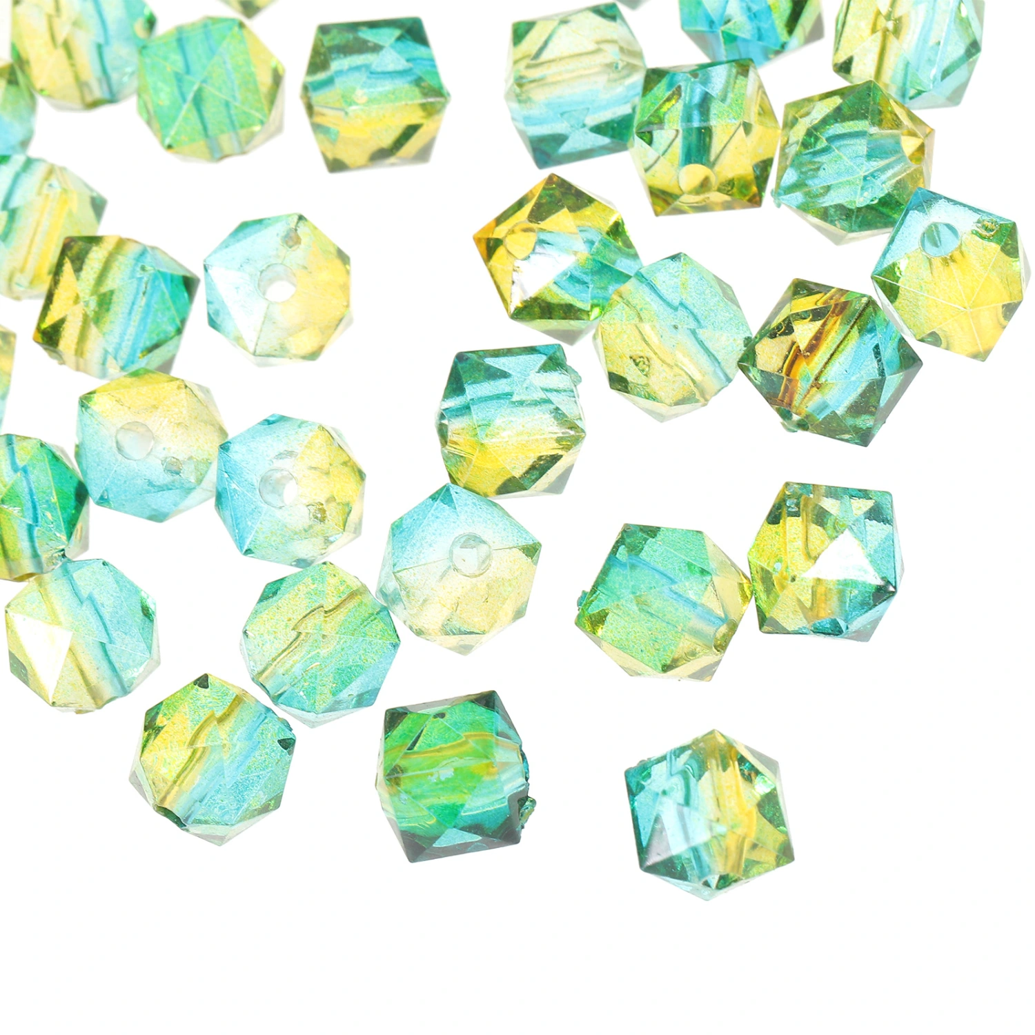 200pcs Acrylic DIY Beads Bracelet Making Acrylic Beads Jewelry DIY Acrylic Beads