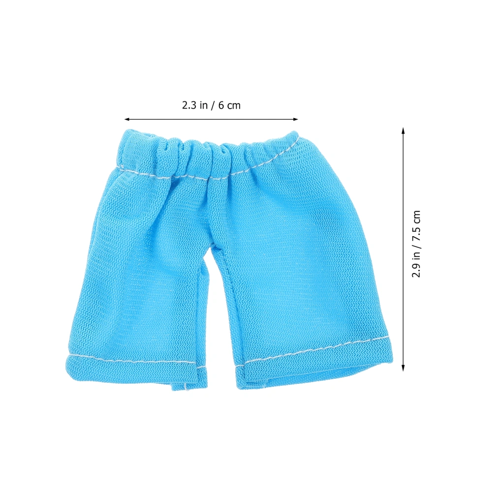 2pcs Miniature Finger Pants Models Fingerboard Toy Prop Leisure Desk Game Toy Pants