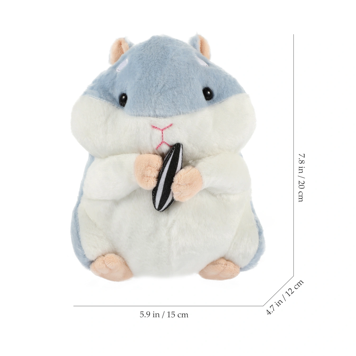 Plush Hamster Toy Cartoon Animal Toy Stuffed Animal Plush Home Doll Decor
