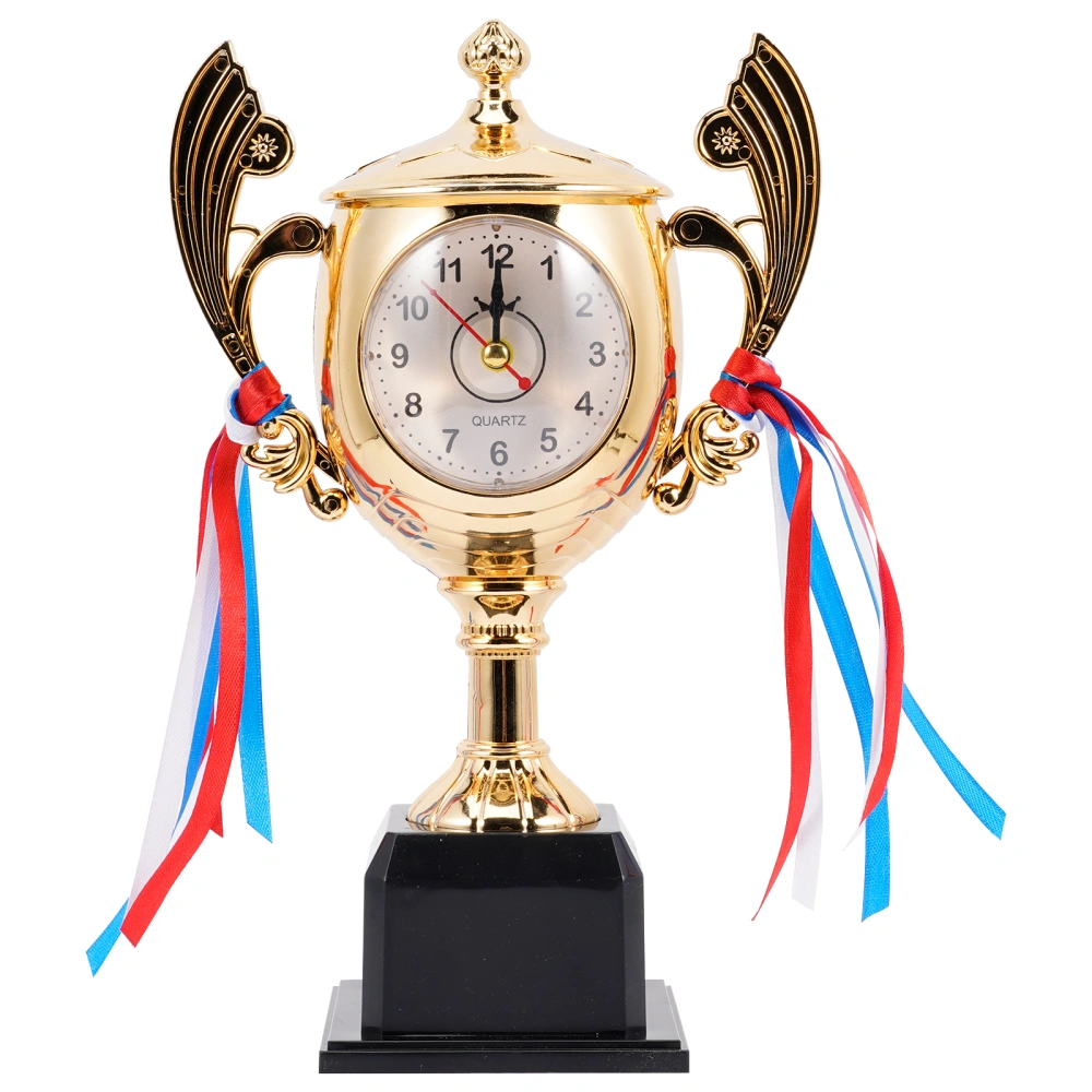 Desk Alarm Clock Precise Trophy Mechanical Alarm Clock Graduation Gift Trophy Clock