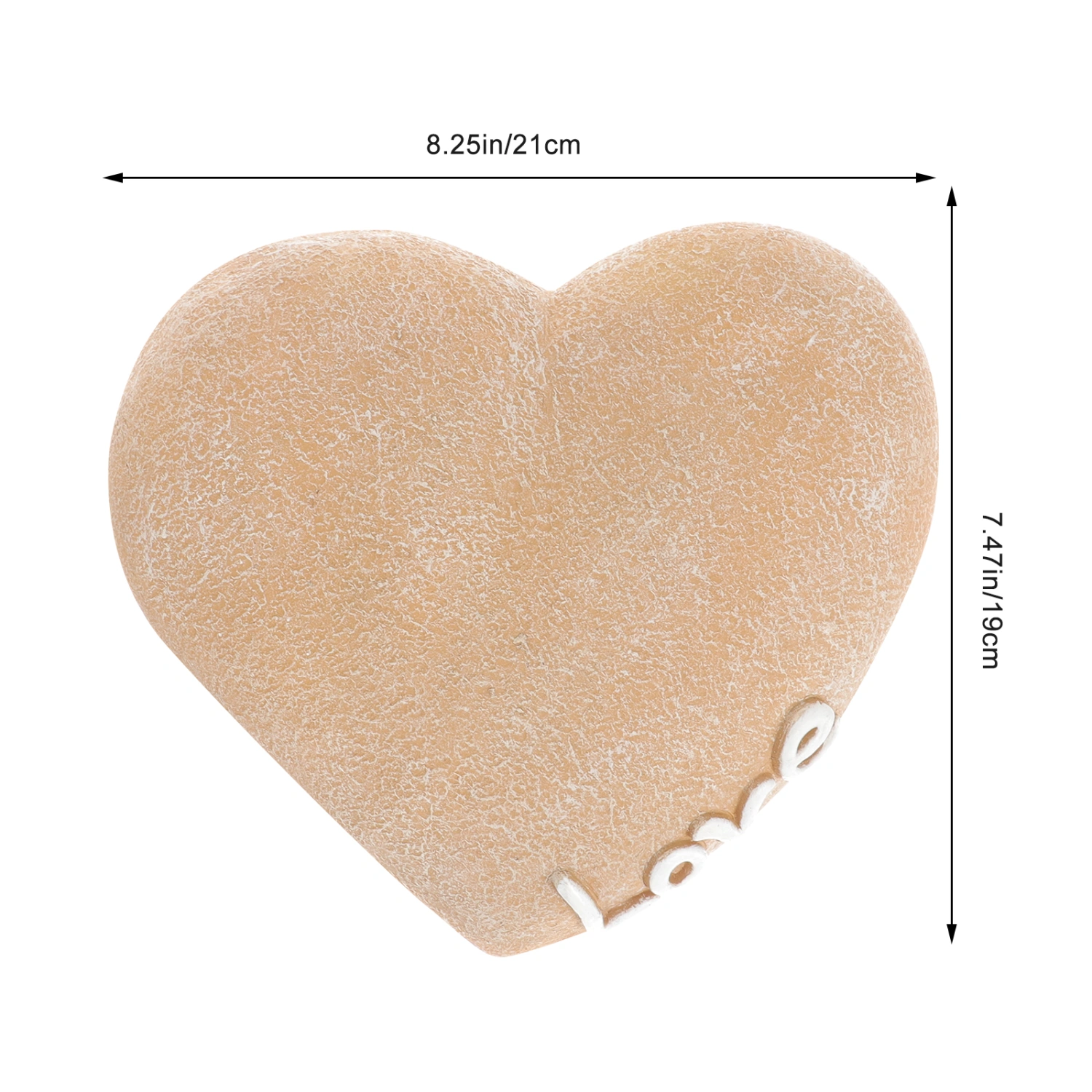 Heart Shape Garden Pet Tombstone Resin Puppy Grave Marker Cat Kitten Memorial Headstone