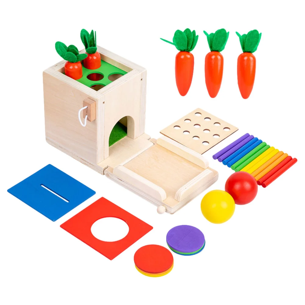 1 Set of Interesting Montessori Toy Funny Kids Plaything Home Children Matching Toy