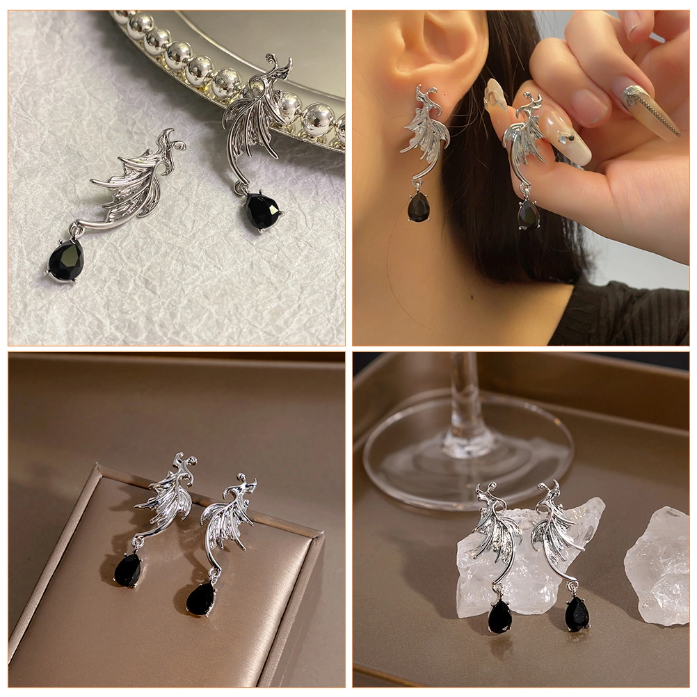 1 Pair Bat Earrings Stud Earrings Punk Earrings Cool Earrings Jewelry for Women