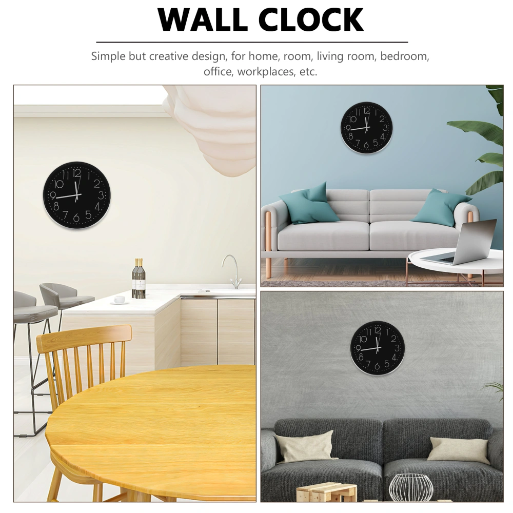 Simple Mute Wall Clock Living Room Wall-mounted Big Number Wall Clock Accurate Clock